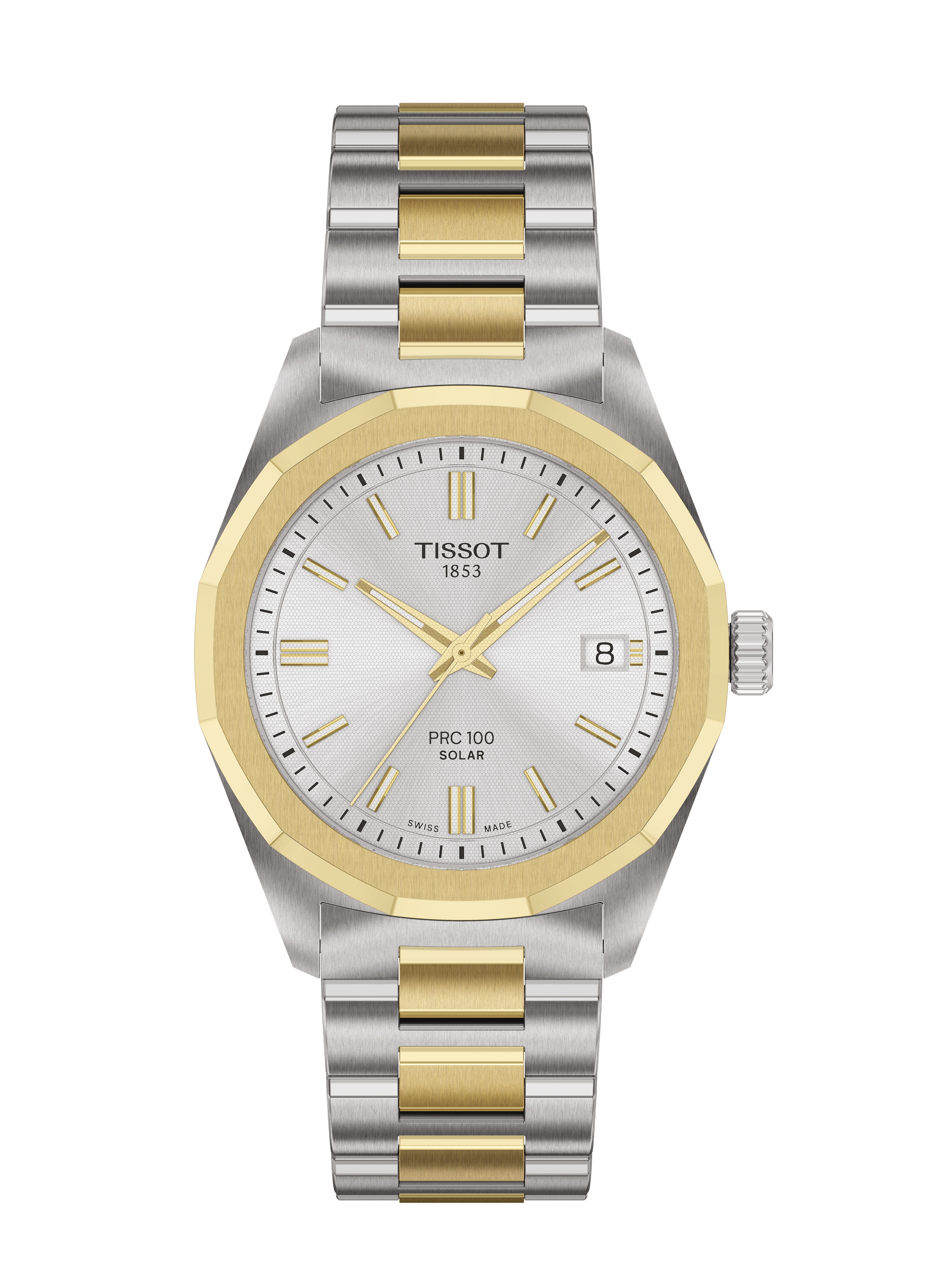 T151.822.22.031.00 Tissot PRC 100 Solar 34 stål och guld