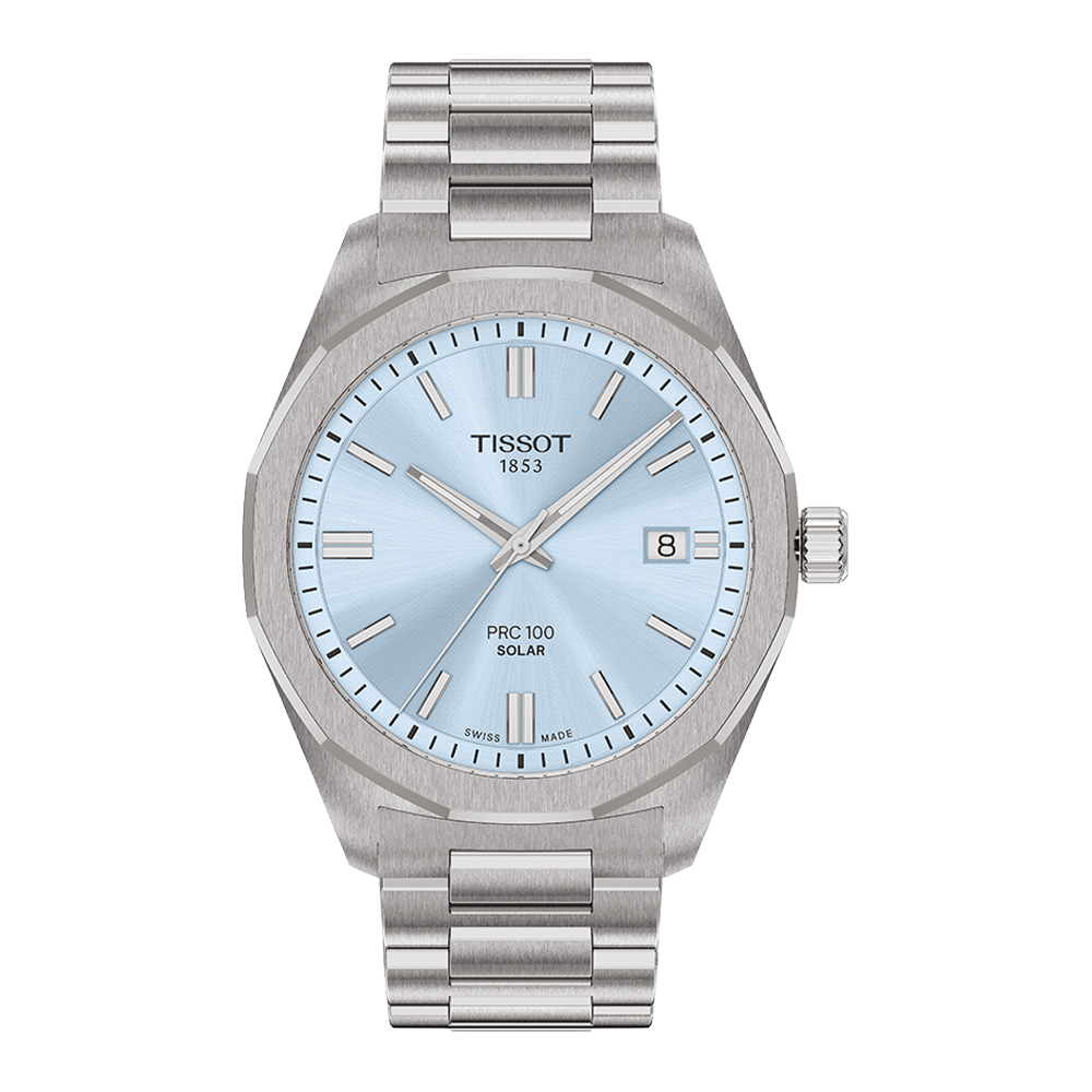 T151.422.11.351.00 Tissot PRC 100 Solar 39 ljusblå
