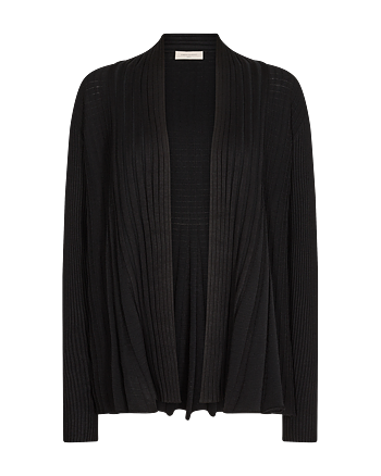 Freequent - Claudisse Kort Cardigan Svart