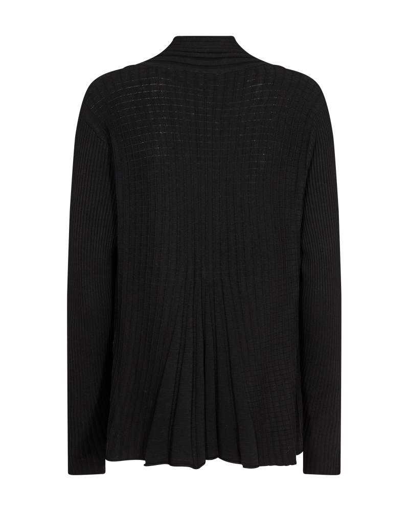 Freequent - Claudisse Kort Cardigan Svart - 5