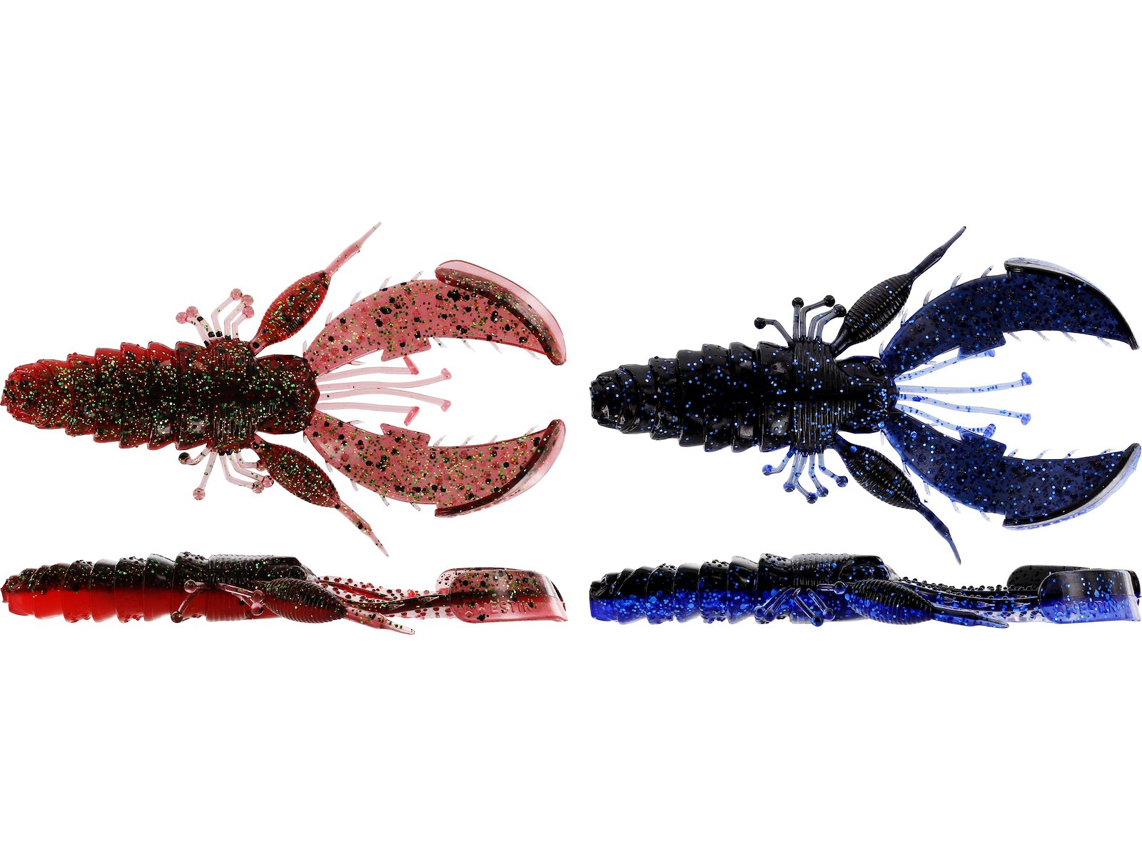 pre-tied carolina tackle together with crecraw jigs from westin. clear water mix