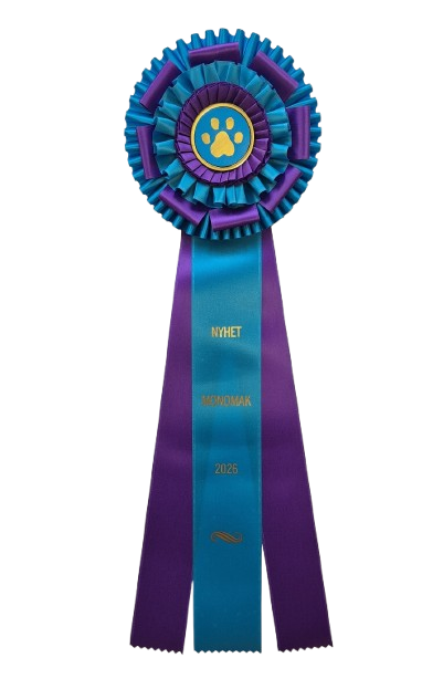 NEU: 6279 - Rosette für Pferd, Hund, Katze Veranstaltung, 56 cm - 2