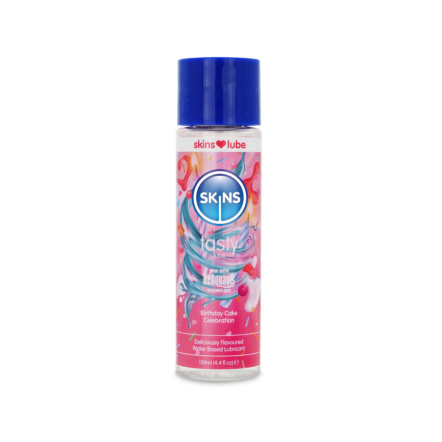Skins Birthday Cake Water Based Lubricant, 130 ml