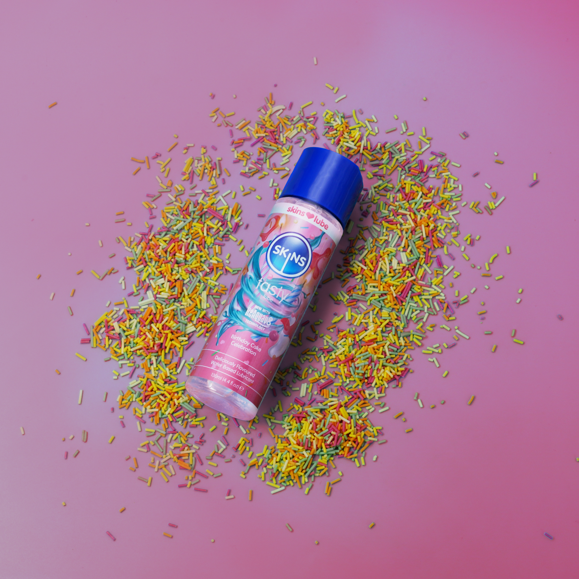 Skins Birthday Cake Water Based Lubricant, 130 ml - 6