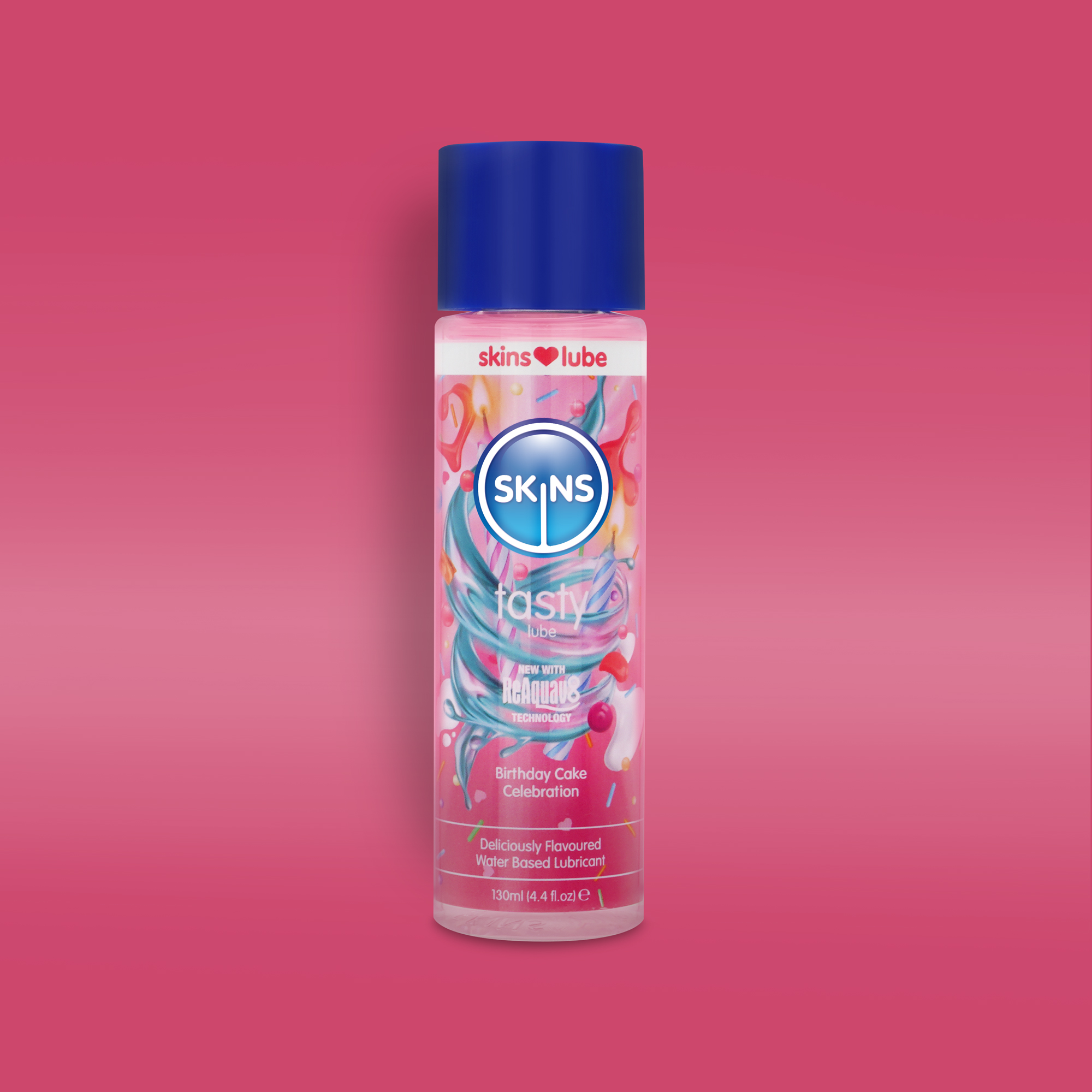 Skins Birthday Cake Water Based Lubricant, 130 ml - 3