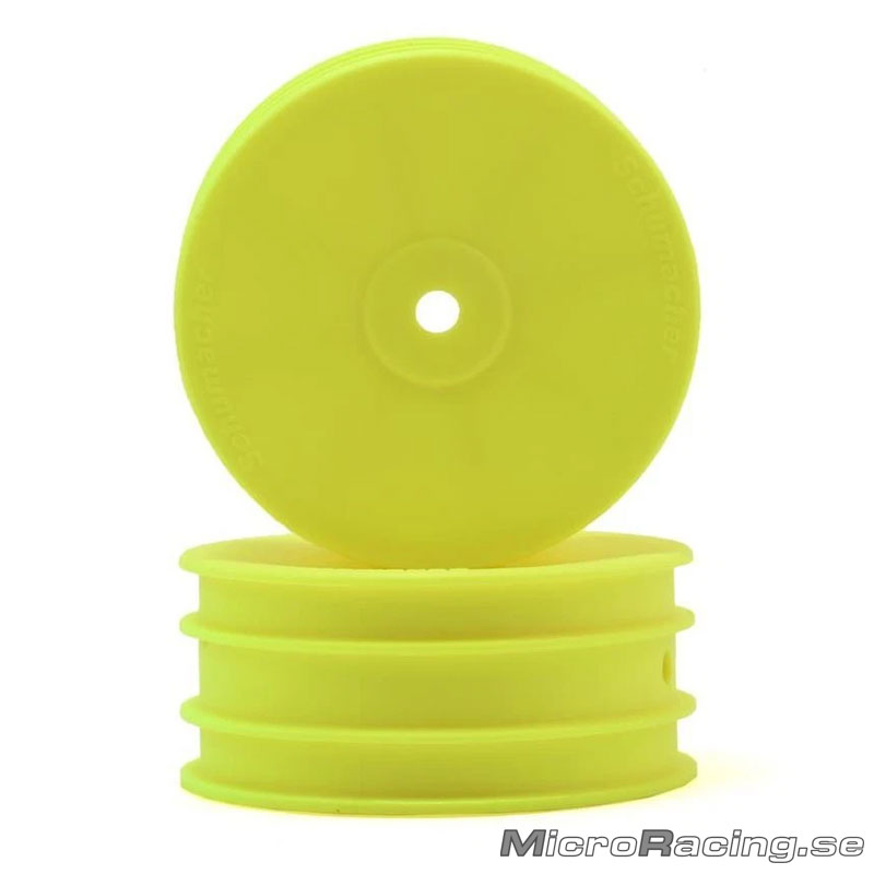 SCHUMACHER - Rims 4WD Fram, 1/10 Off Road, Yellow, 1pair