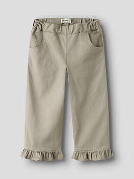 NMFDOREEN WIDE TWI PANT 9977-DH LIL Oxford Tan