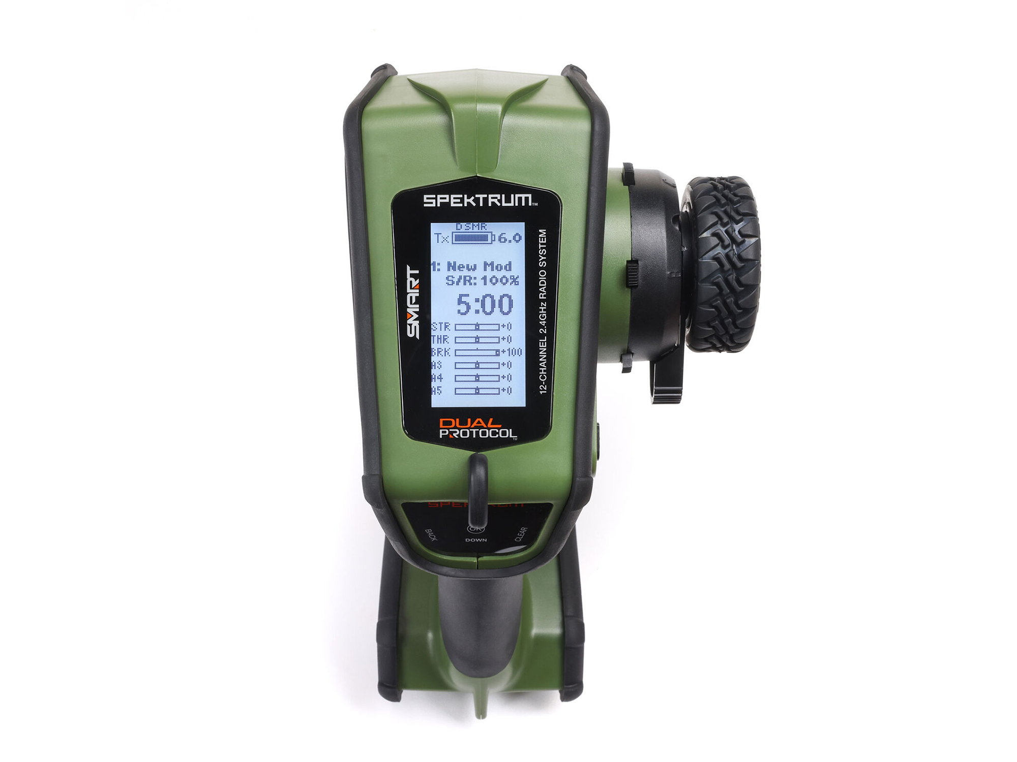 Spektrum DX Rugged+ 12-Channel DSMR+ Transmitter, Green - 10