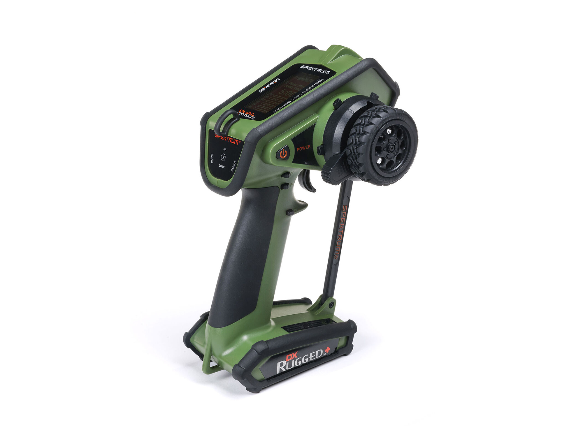 Spektrum DX Rugged+ 12-Channel DSMR+ Transmitter, Green