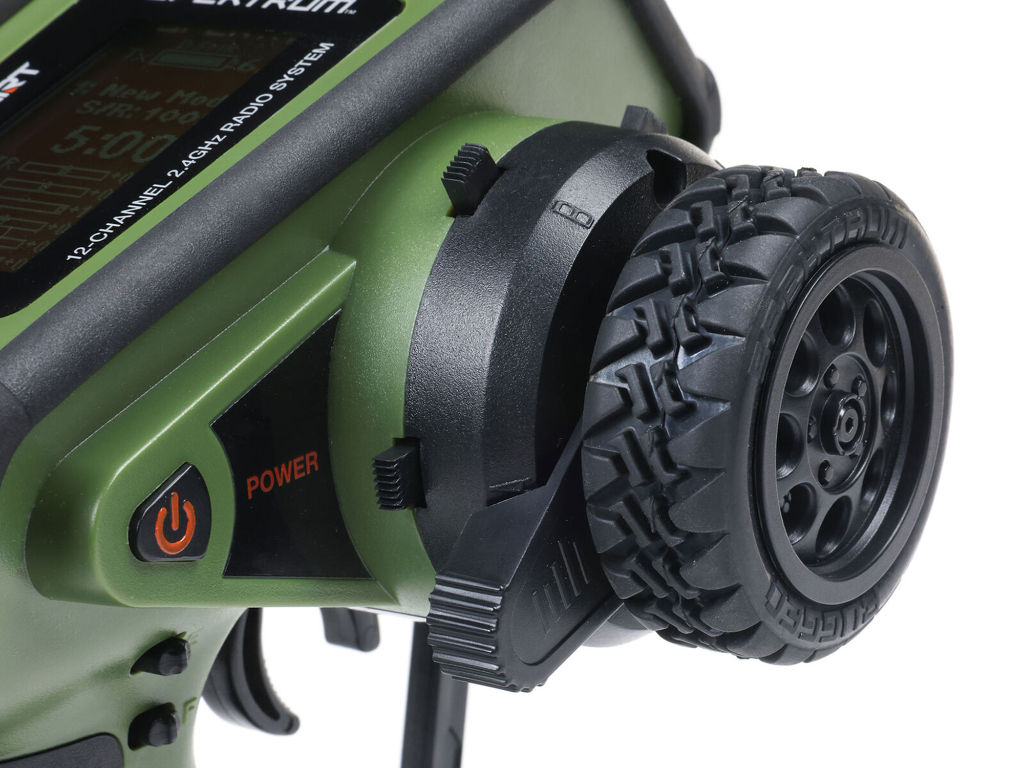 Spektrum DX Rugged+ 12-Channel DSMR+ Transmitter, Green - 18