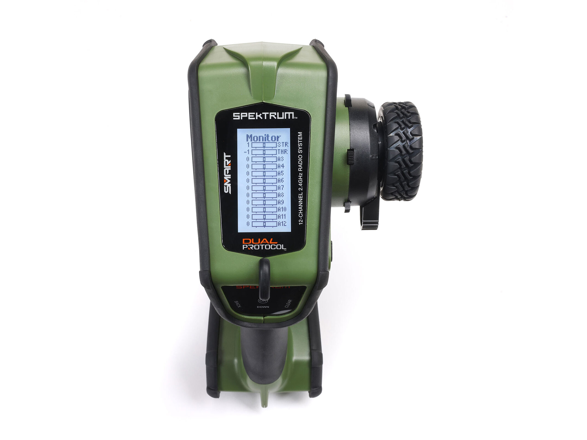 Spektrum DX Rugged+ 12-Channel DSMR+ Transmitter, Green - 9
