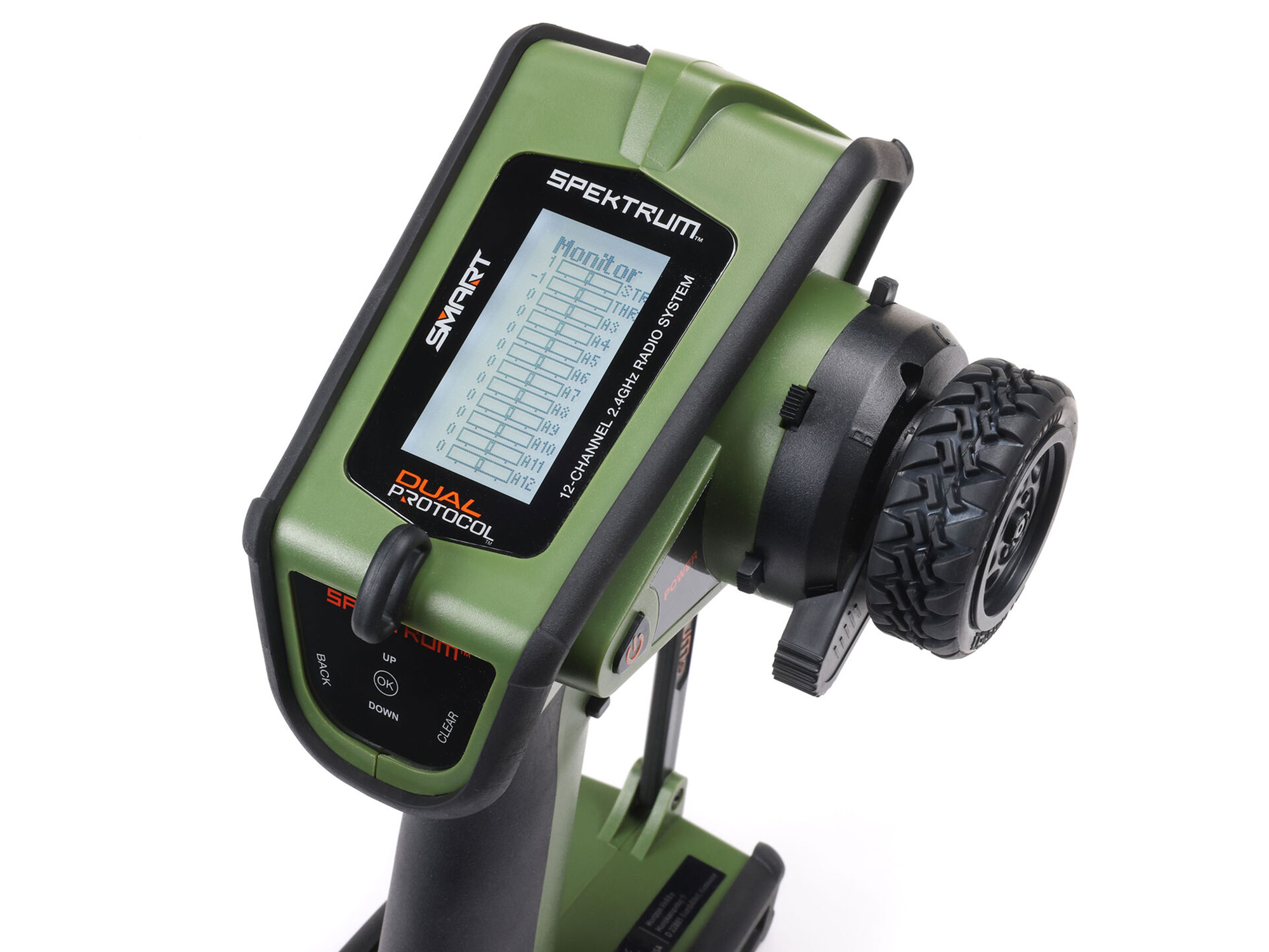 Spektrum DX Rugged+ 12-Channel DSMR+ Transmitter, Green - 17