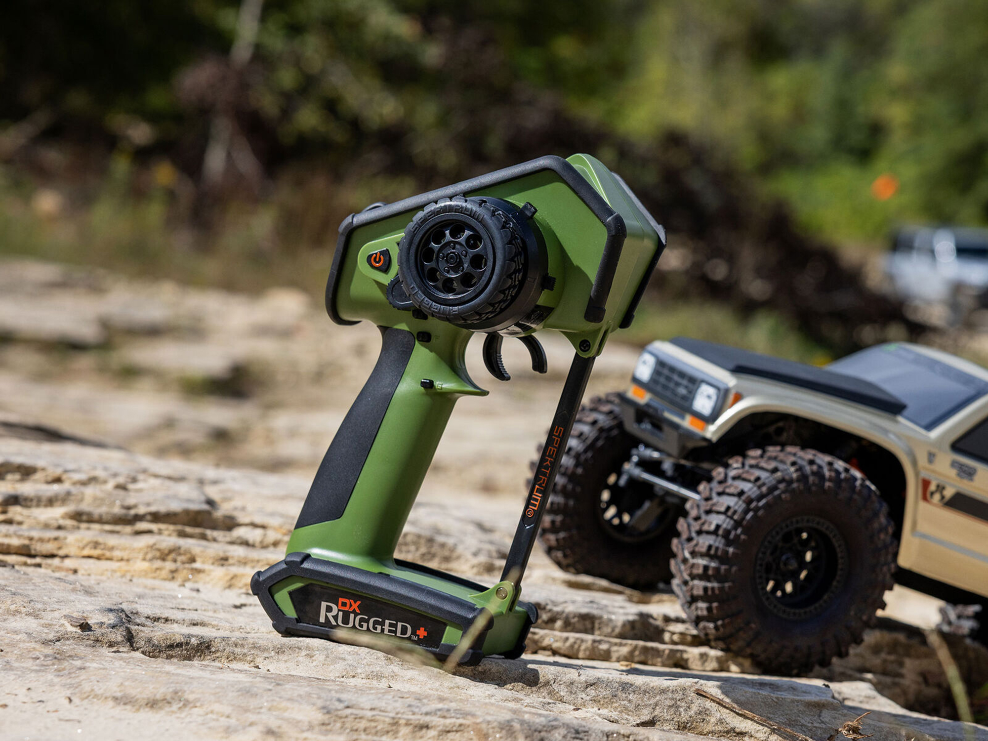 Spektrum DX Rugged+ 12-Channel DSMR+ Transmitter, Green - 20