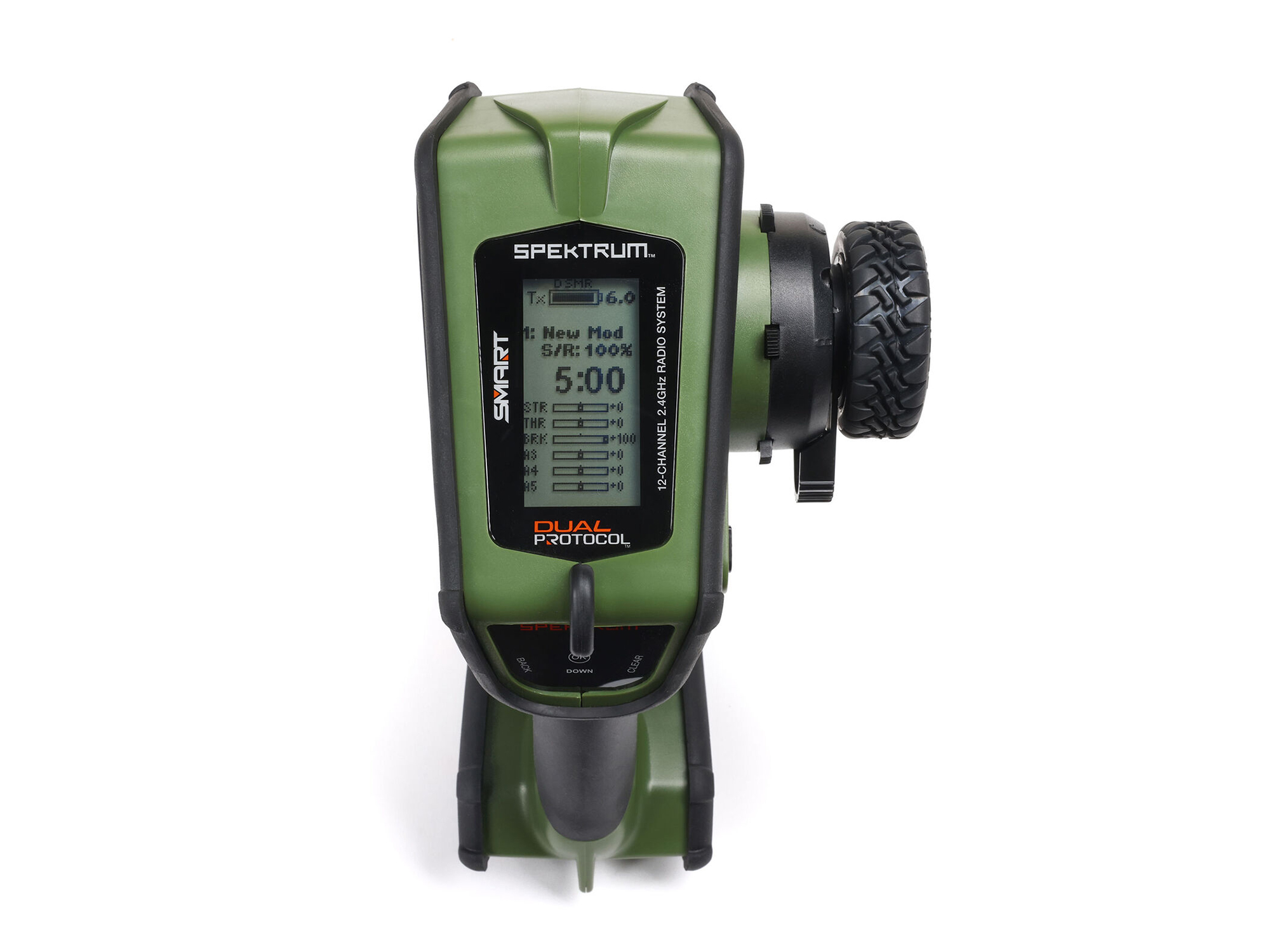 Spektrum DX Rugged+ 12-Channel DSMR+ Transmitter, Green - 12