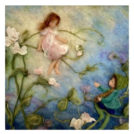 Silhuett från Het Houtlokael -   Bloemenkinderen | Ann Galland