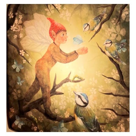 Silhuett från Het Houtlokael -  Spring Forest Fairy | Bijdehansje