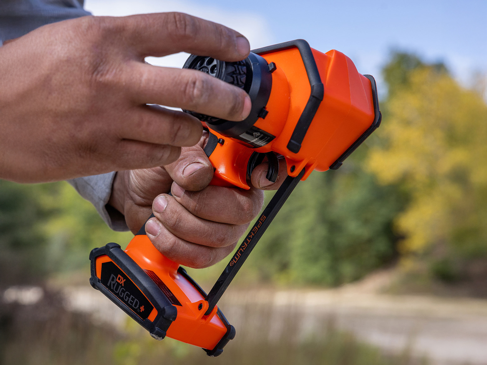Spektrum DX Rugged+ 12-Channel DSMR+ Transmitter, Orange - 19