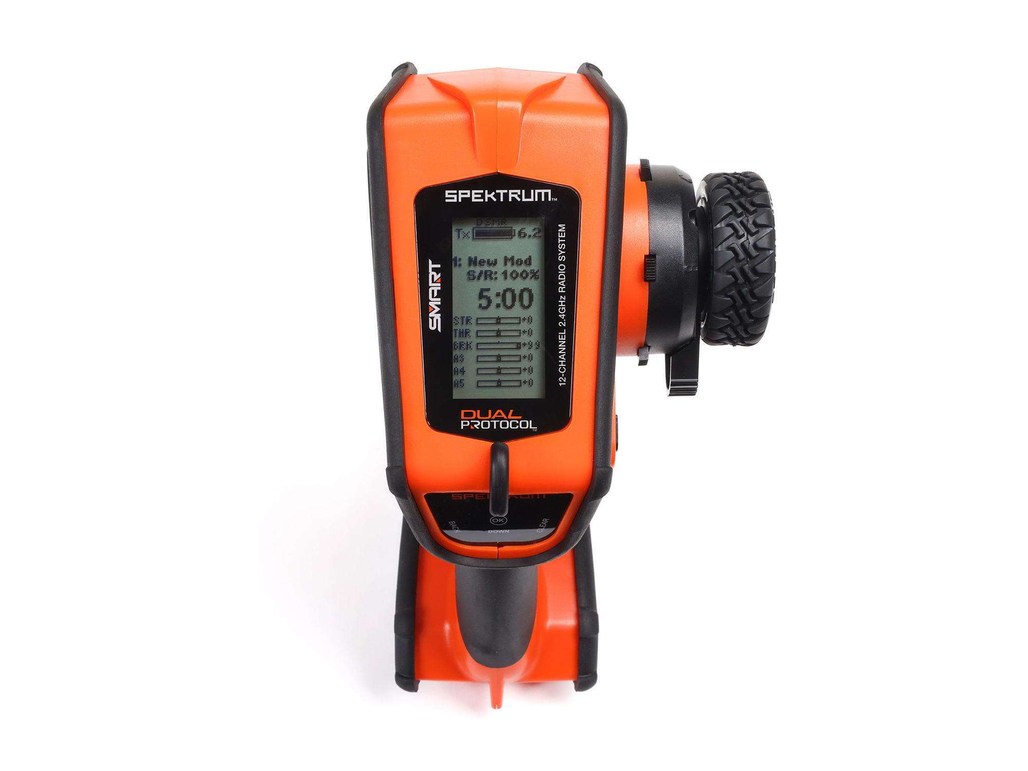 Spektrum DX Rugged+ 12-Channel DSMR+ Transmitter, Orange - 12