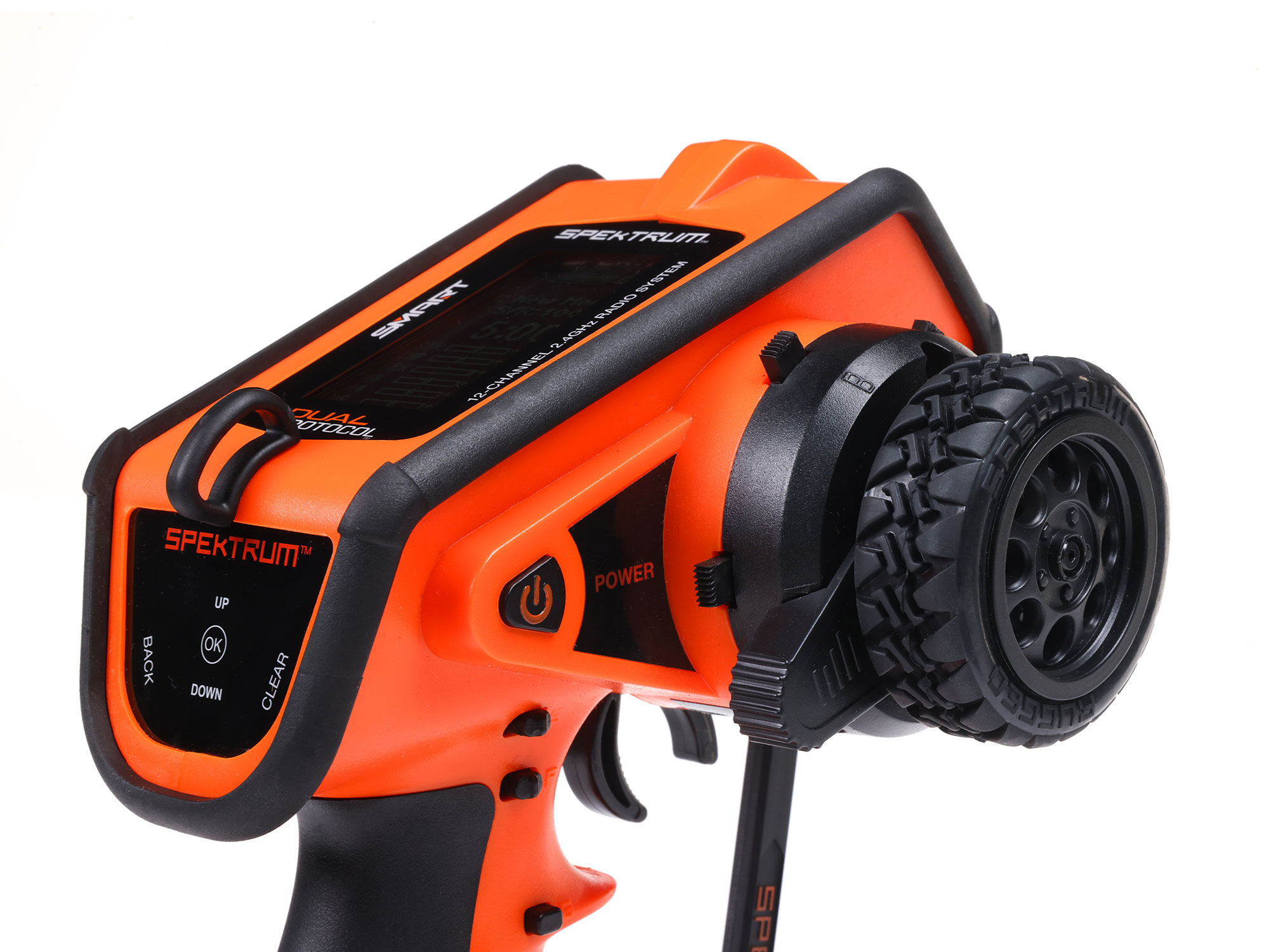 Spektrum DX Rugged+ 12-Channel DSMR+ Transmitter, Orange - 13