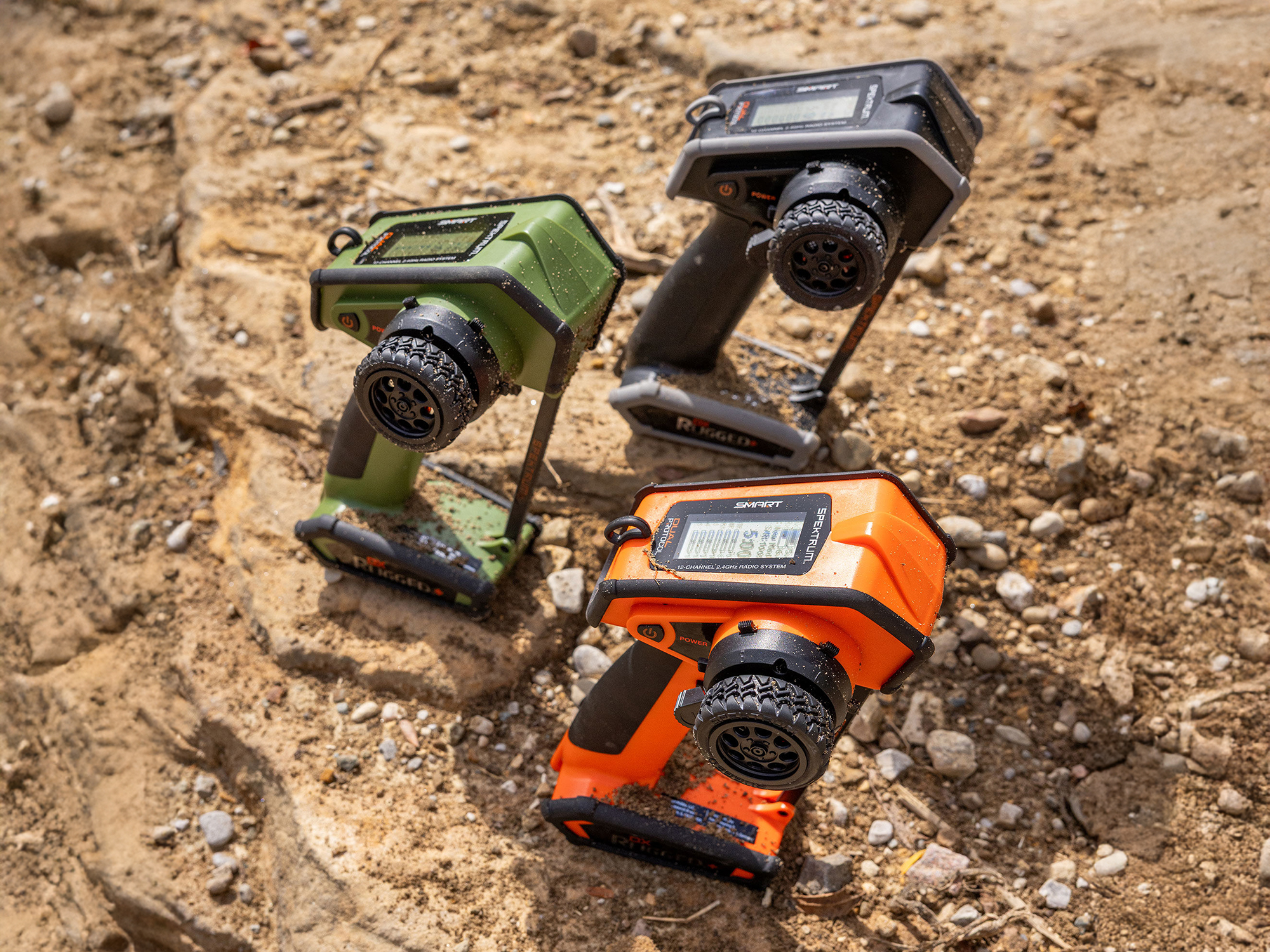 Spektrum DX Rugged+ 12-Channel DSMR+ Transmitter, Orange - 26