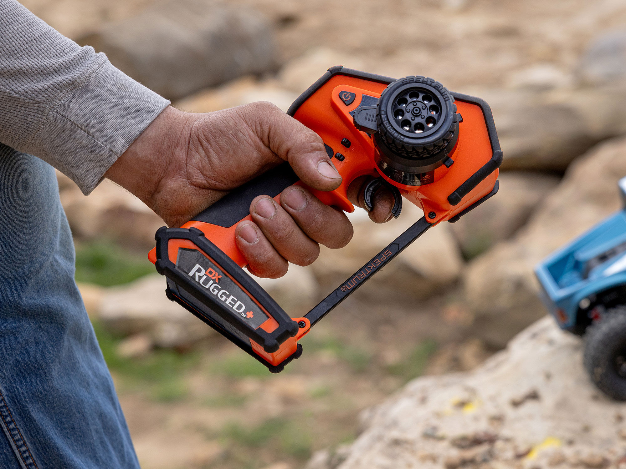 Spektrum DX Rugged+ 12-Channel DSMR+ Transmitter, Orange - 20