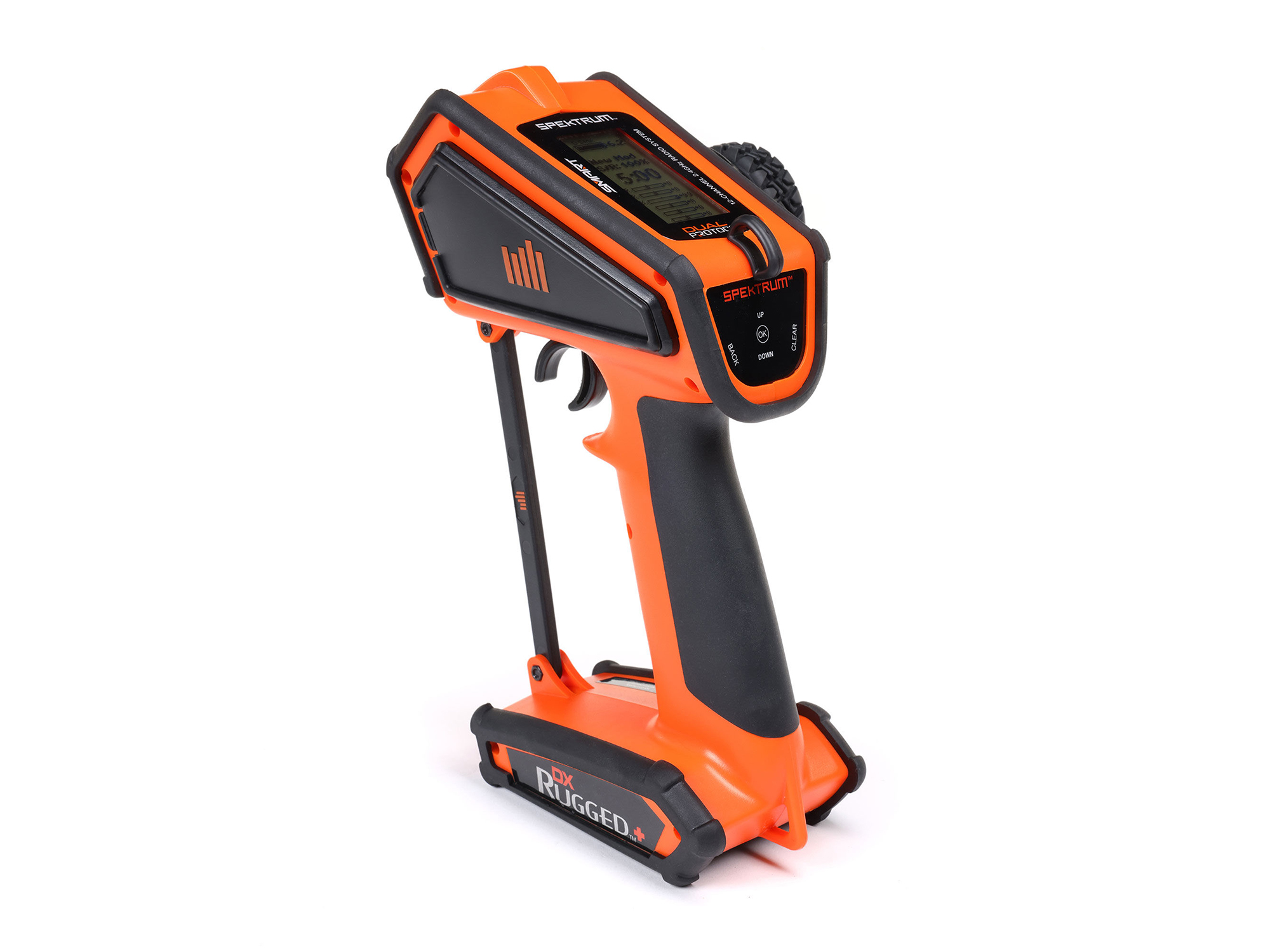 Spektrum DX Rugged+ 12-Channel DSMR+ Transmitter, Orange - 2