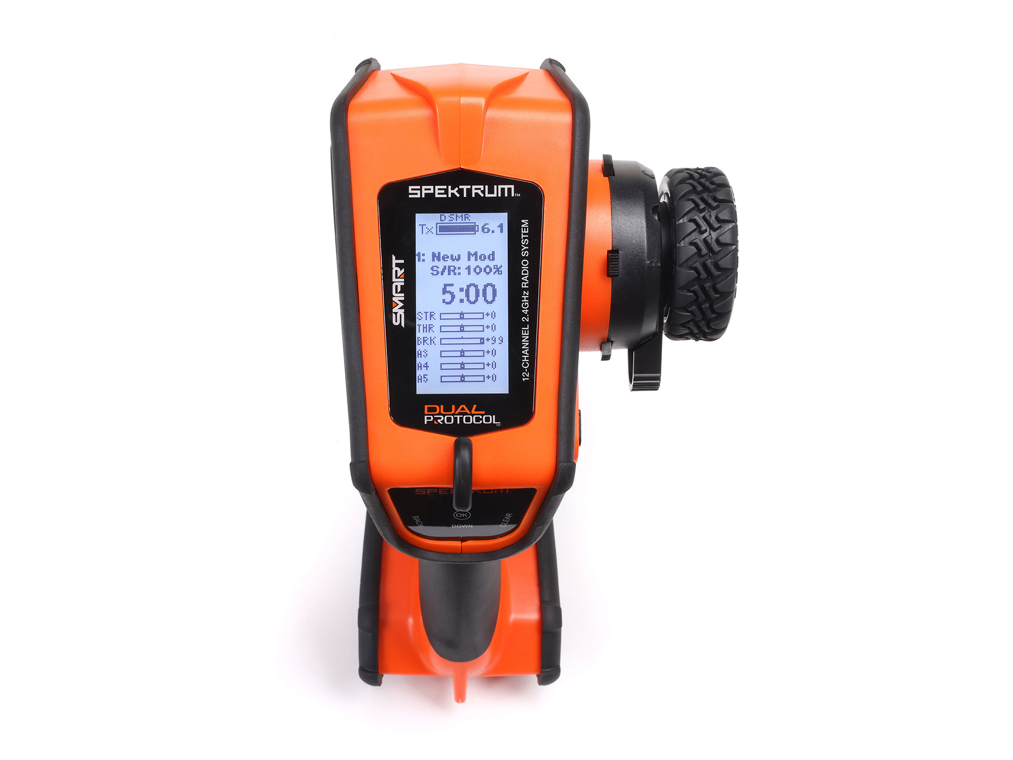 Spektrum DX Rugged+ 12-Channel DSMR+ Transmitter, Orange - 11