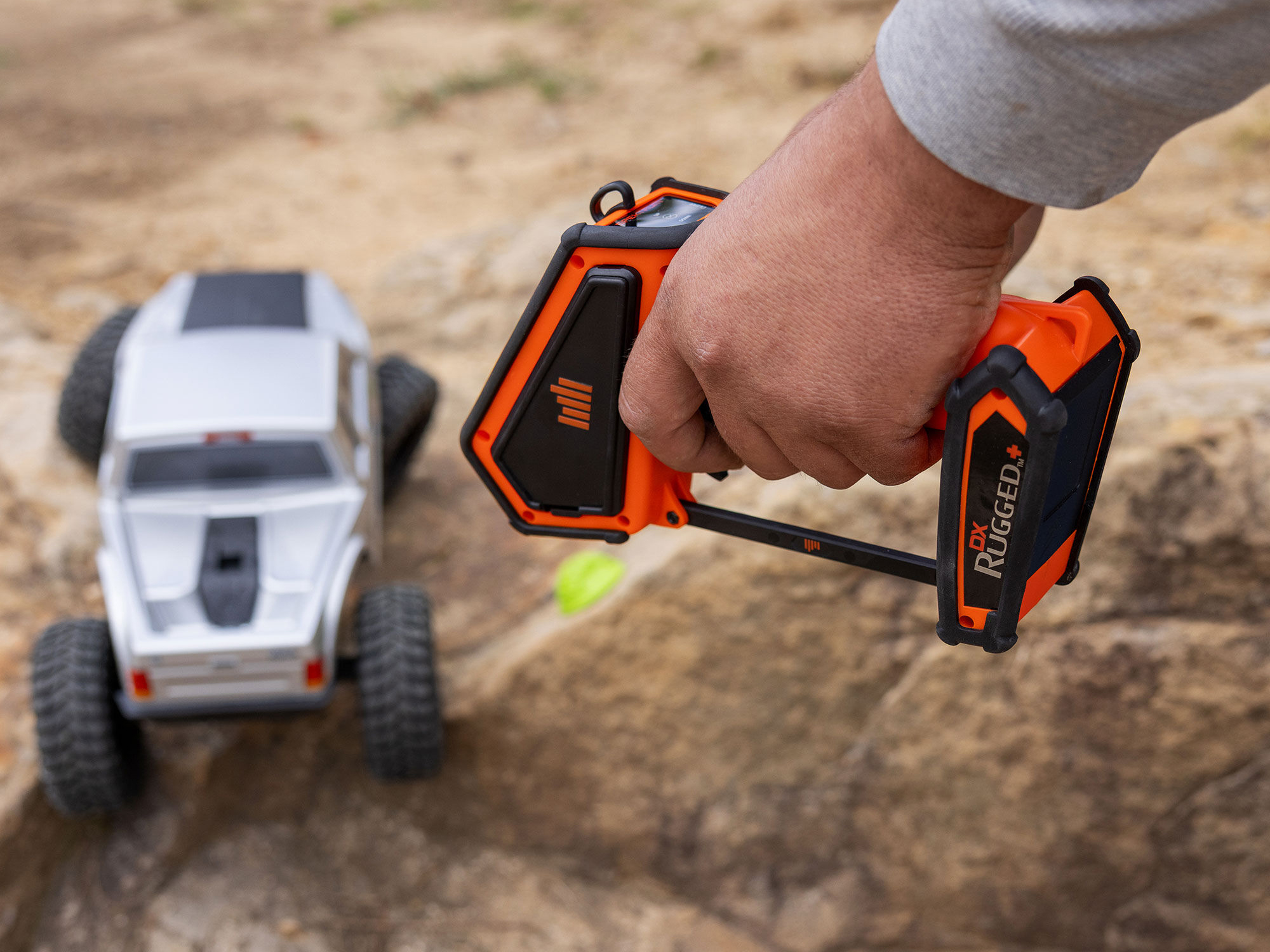 Spektrum DX Rugged+ 12-Channel DSMR+ Transmitter, Orange - 23