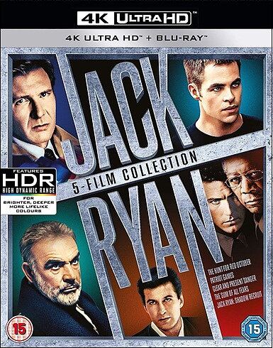 Jack Ryan: 5-Film Collection (BLU-RAY 4K ULTRA HD + BLU-RAY)