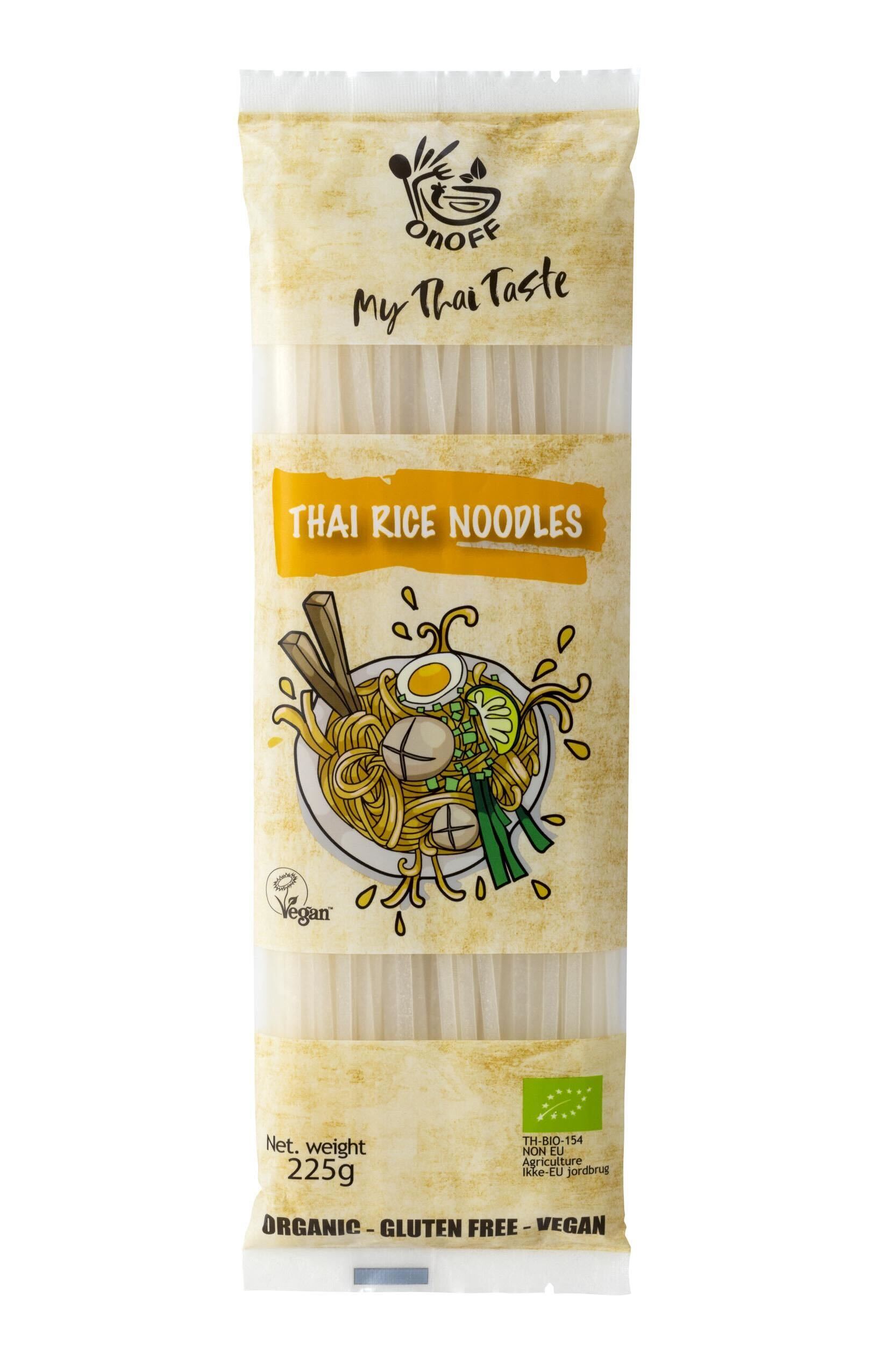 Nudlar Ris Thai 225g Onoff Eko