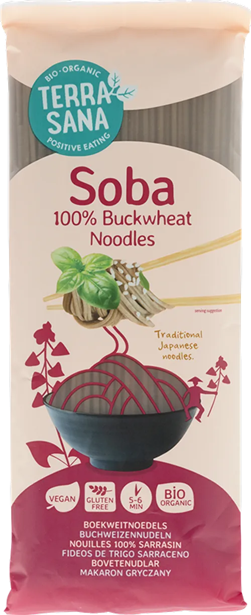 Nudlar Soba Bovete 250g Terra Eko