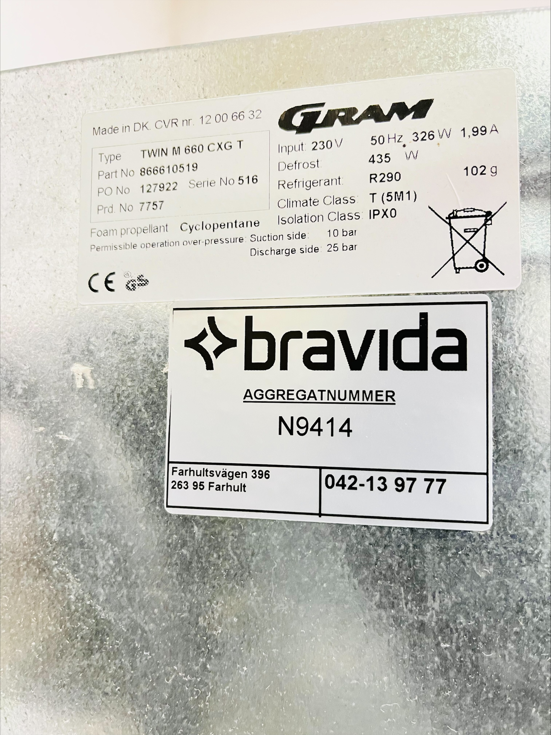 Kylskåp - Gram - 6