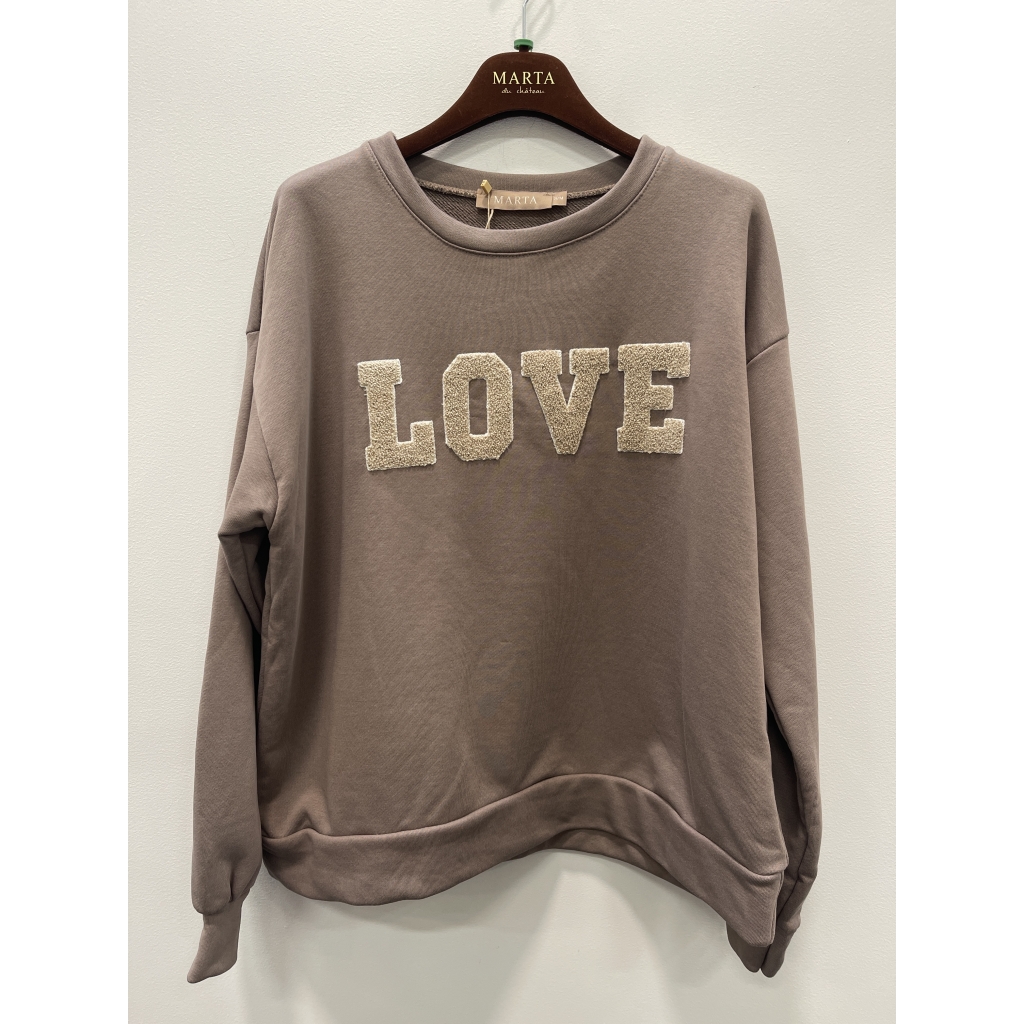 Jessa sweatshirt fango melange