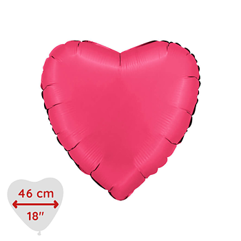 Folieballong - Hjärta Satin Lipstick 46 cm