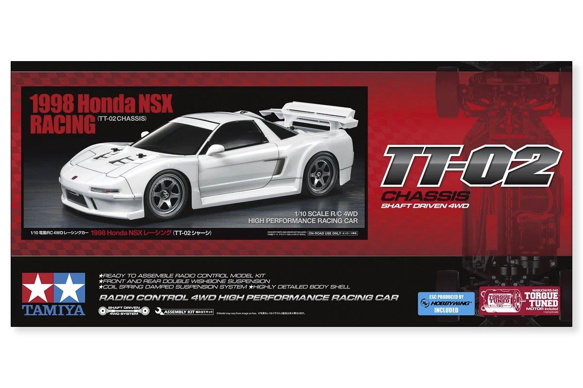 TAMIYA 1/10 R/C 1998 Honda NSX Racing (TT-02) - 2