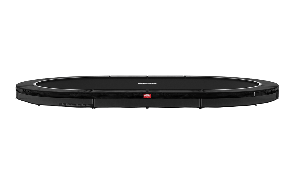 Studsmatta BERG GRAND InGround Favorit Black oval 520x345 AirFlow Sport