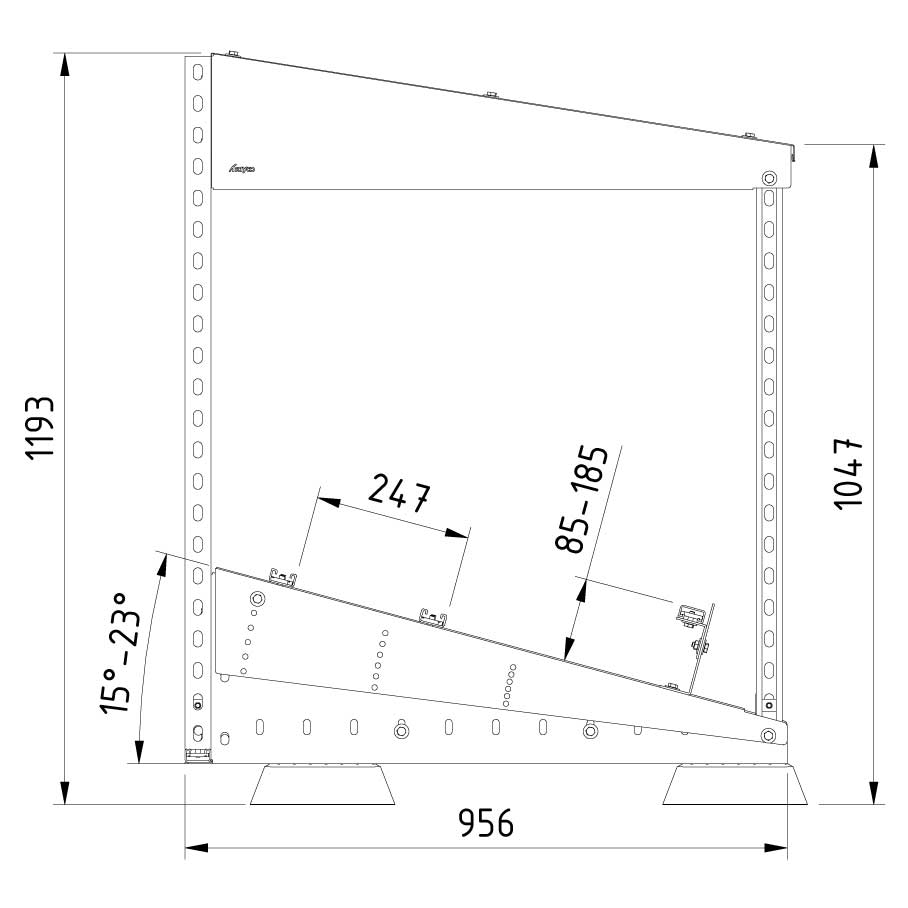 TRAYCO Inverter Shelter - angled - 2