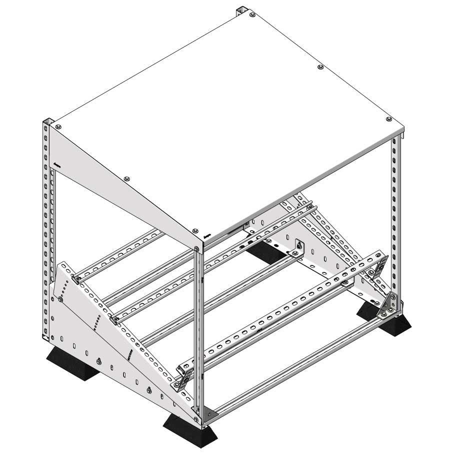 TRAYCO Inverter Shelter - angled