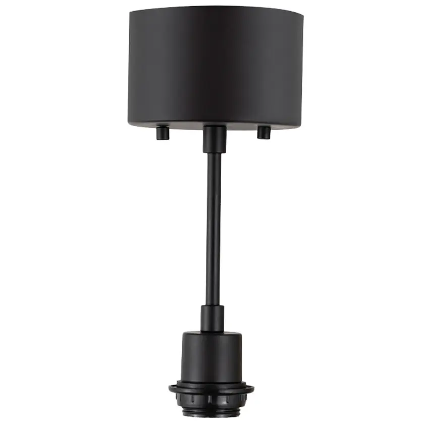 Takupphäng E27 (plafond) svart