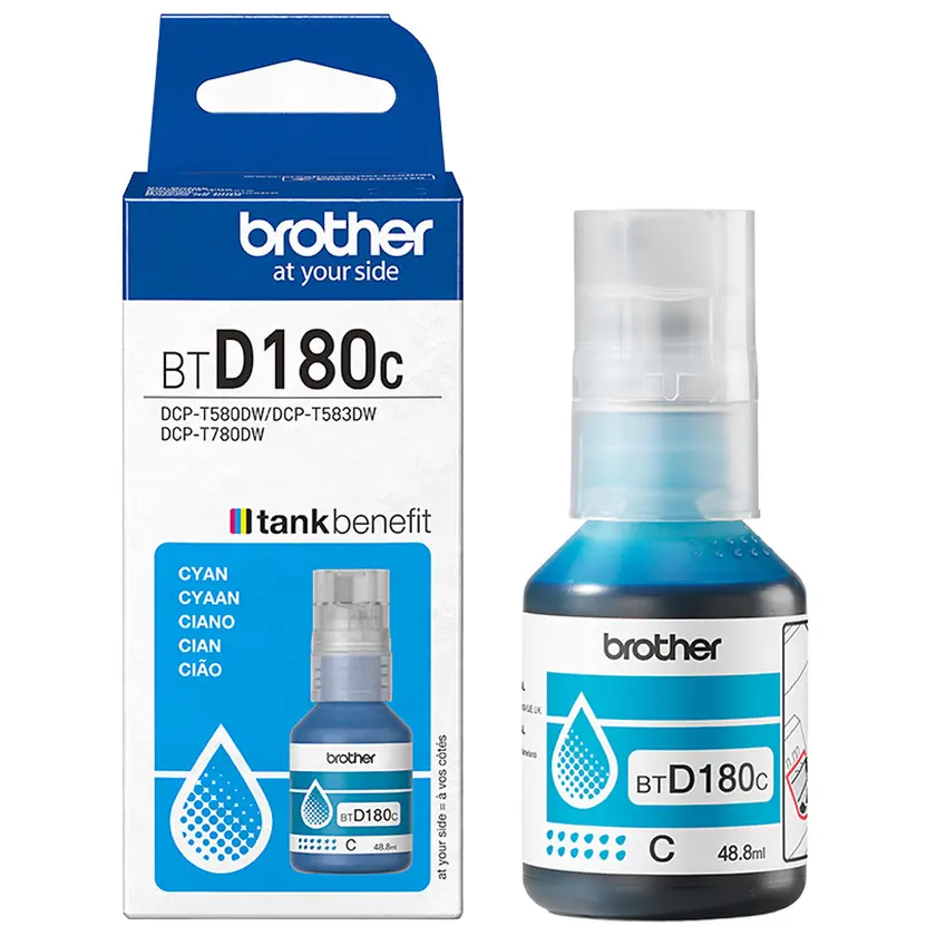 Bläck Brother 180C 5K Cyan
