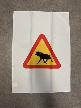 Kökshandduk- älgskylt 