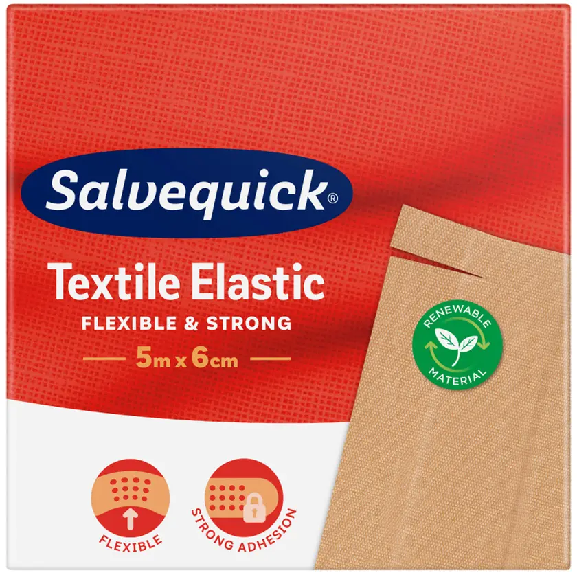 Textilplåster Salvequick 5m
