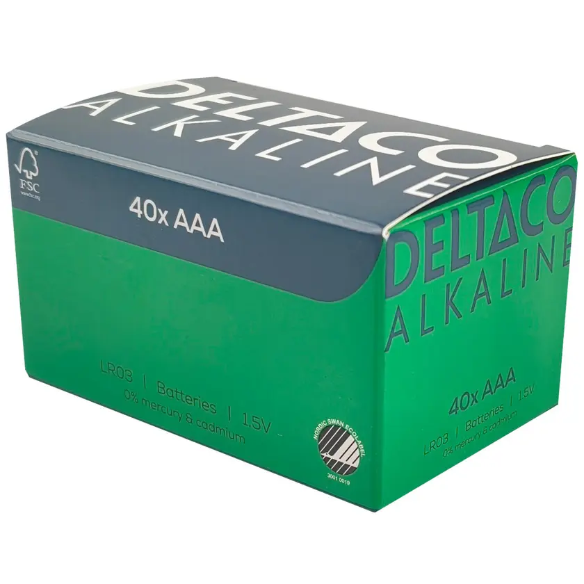 Batteri Alk. AAA LR03 40/fp