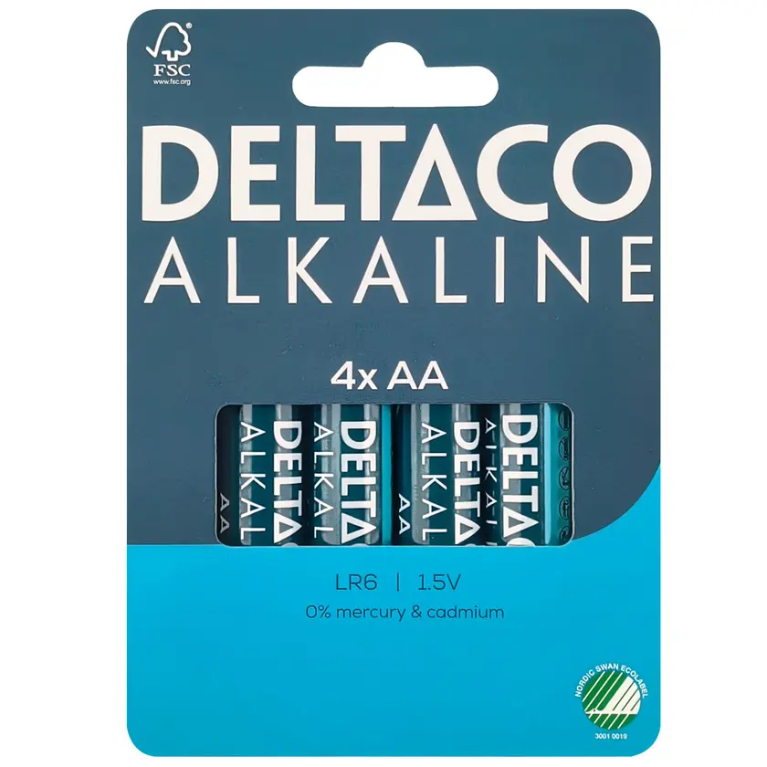 Batteri Alk AA LR6 4/fp