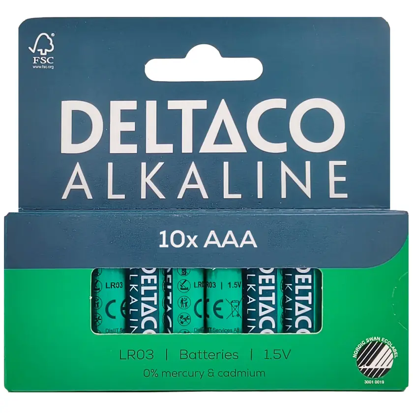 Batteri Alk AAA LR03 10/fp