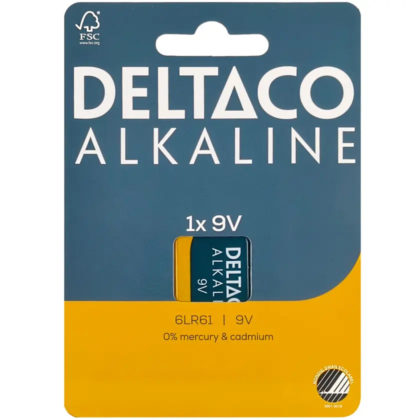 Batteri Alk. 9V/6LR61