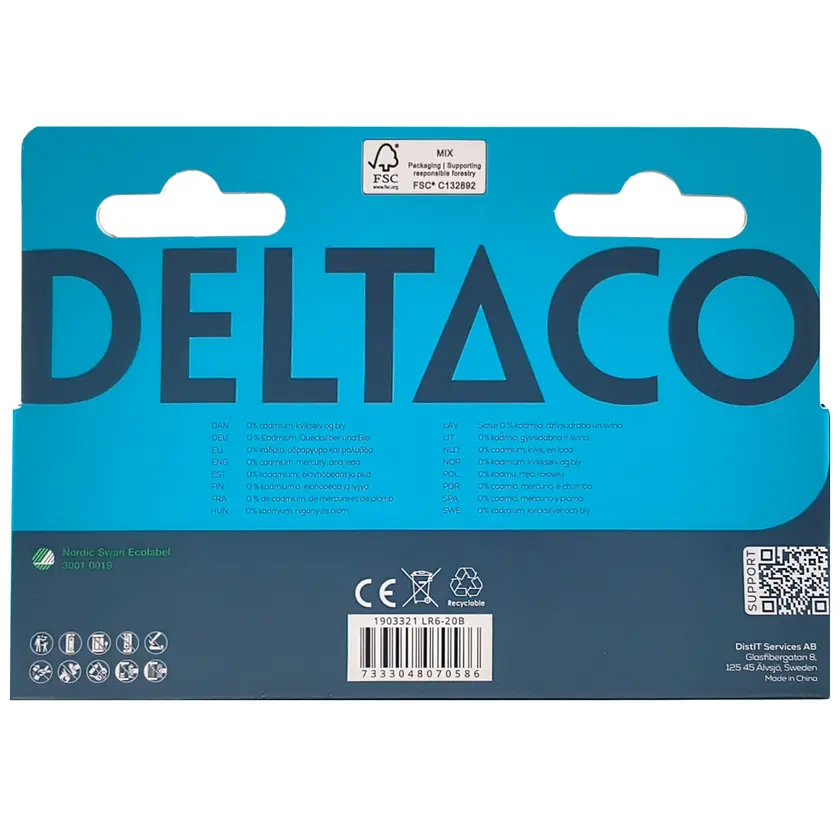 Batteri Alk AA LR6 20/fp - 3