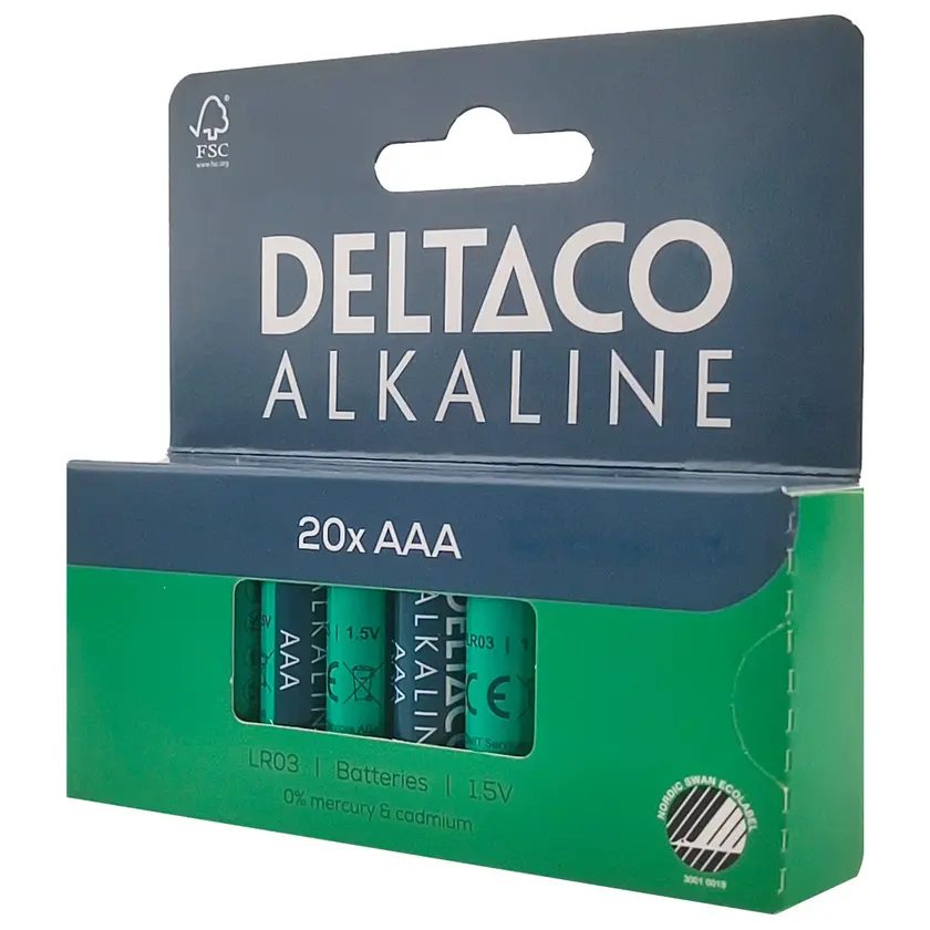 Batteri Alk. AAA LR03 20/fp - 3