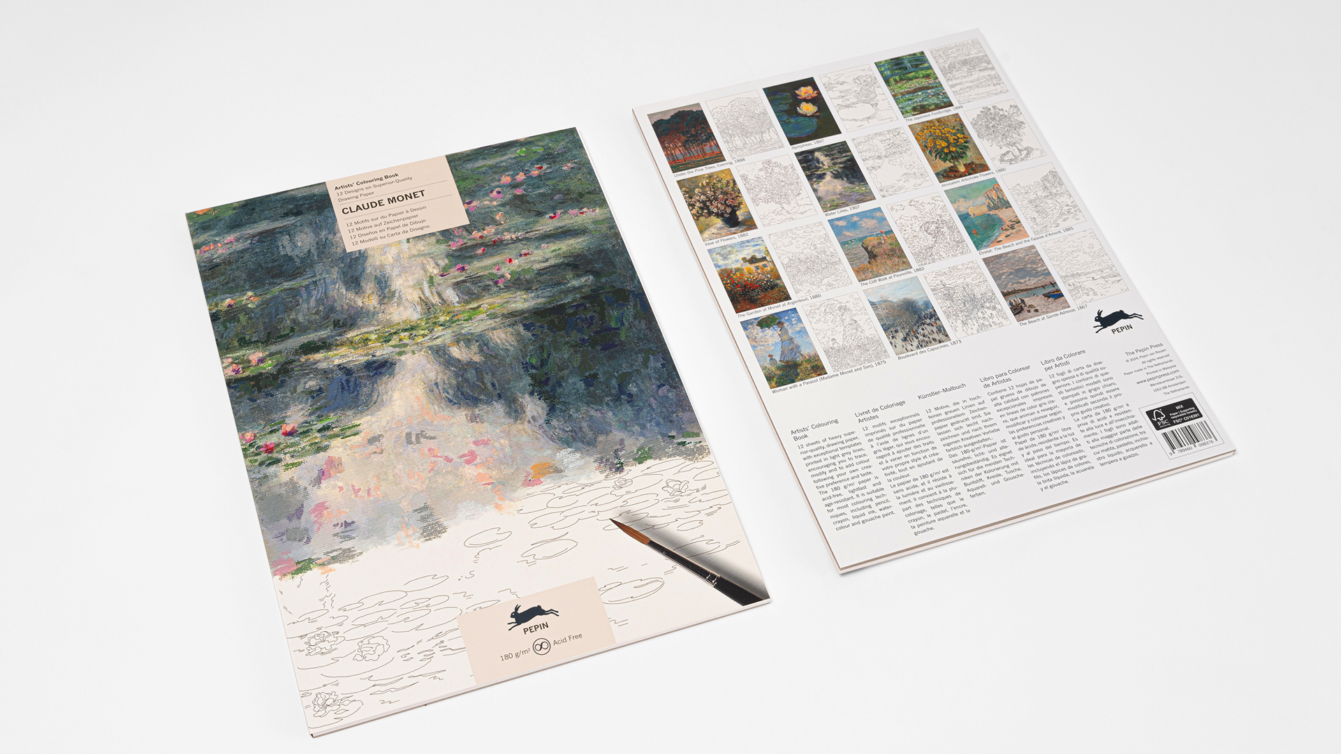 Claude Monet, Colouring book - 2