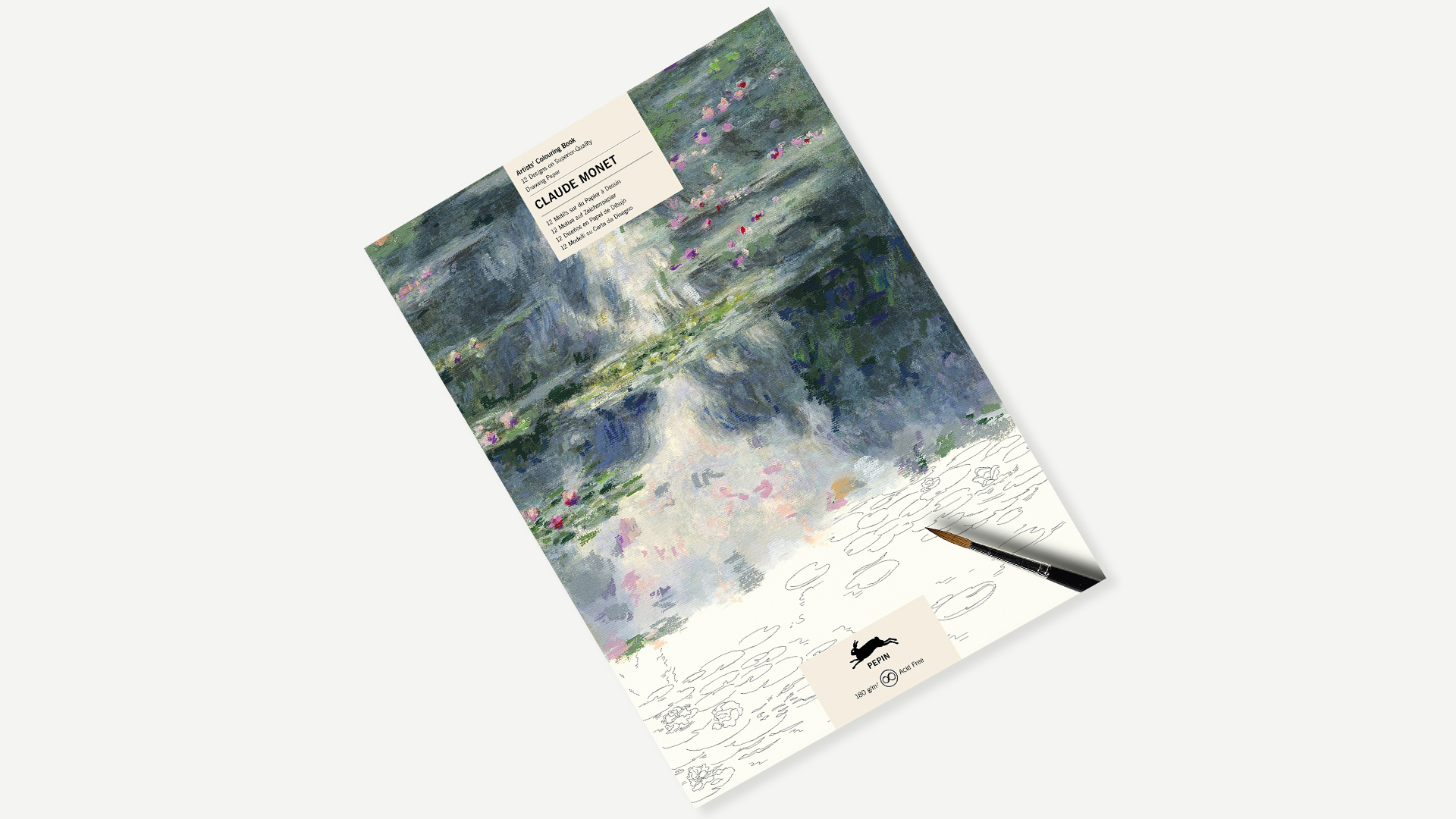Claude Monet, Colouring book